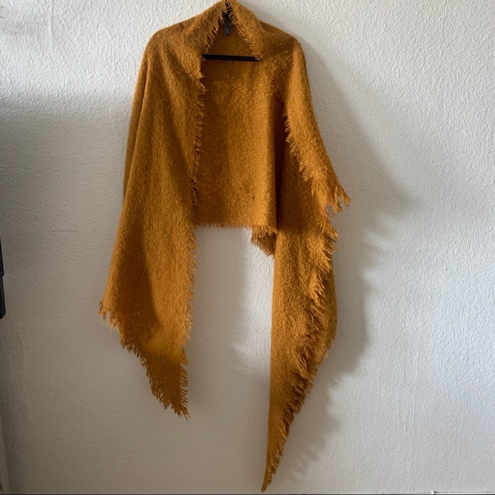 Soft Orange Scarf/Throw Over